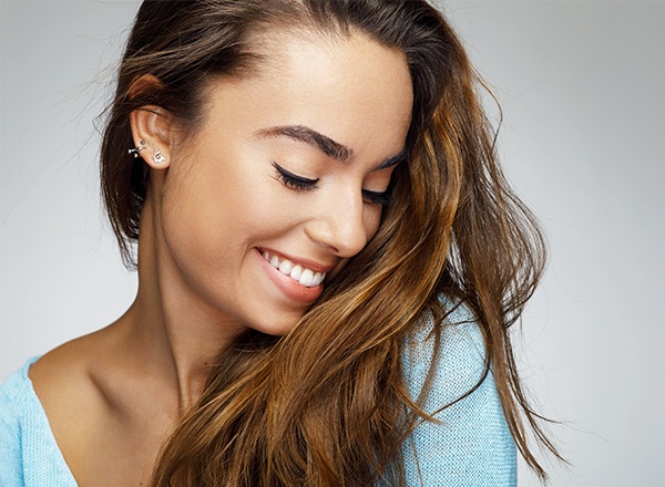 Woman with gorgeous smile