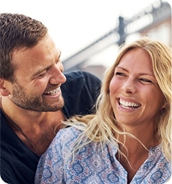 laughing couple