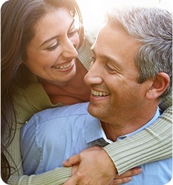 Smiling couple
